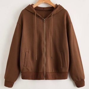 SHEIN Chocolate Brown Jacket